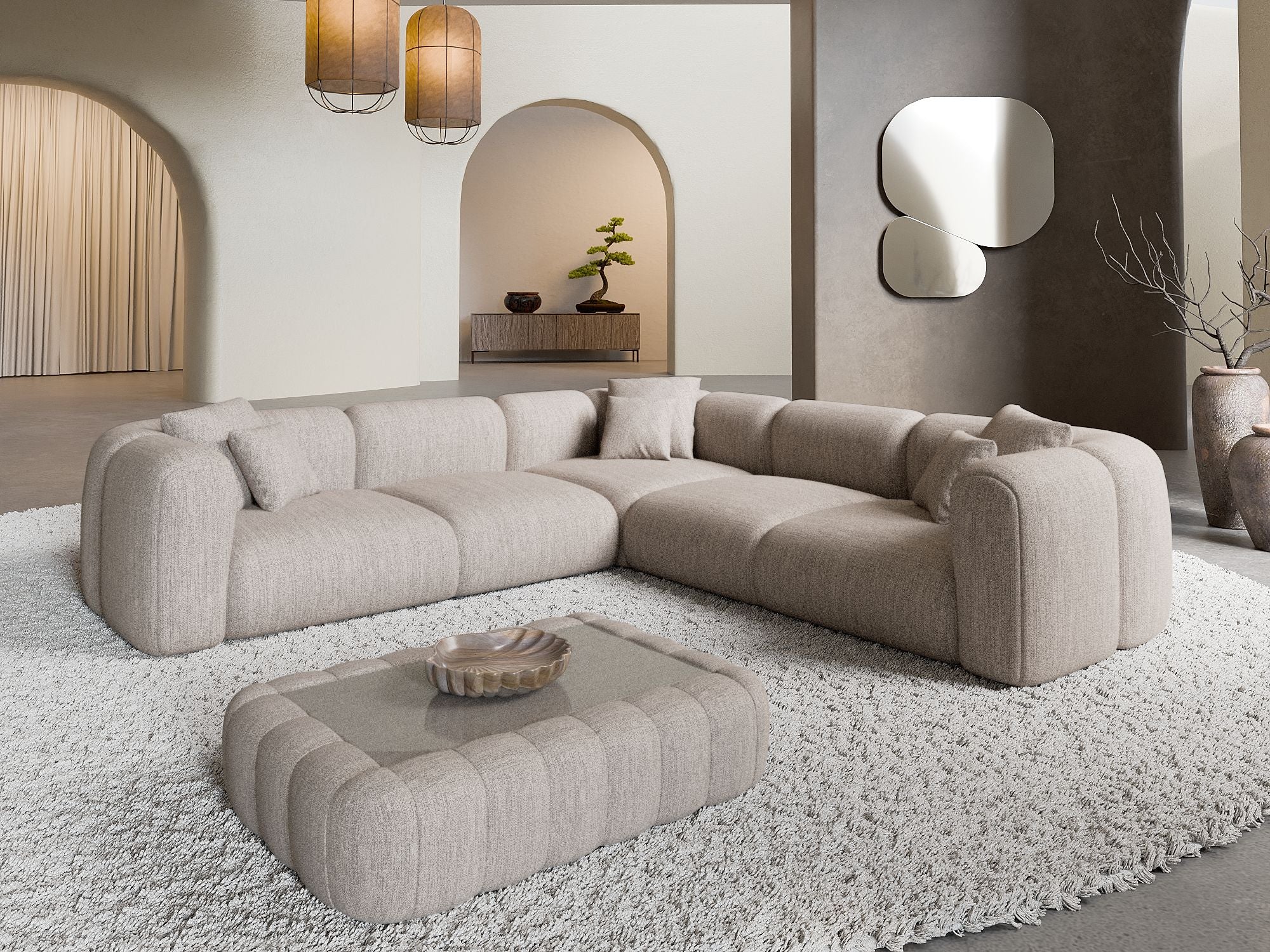 Polster Ecksofa Venturia L Form