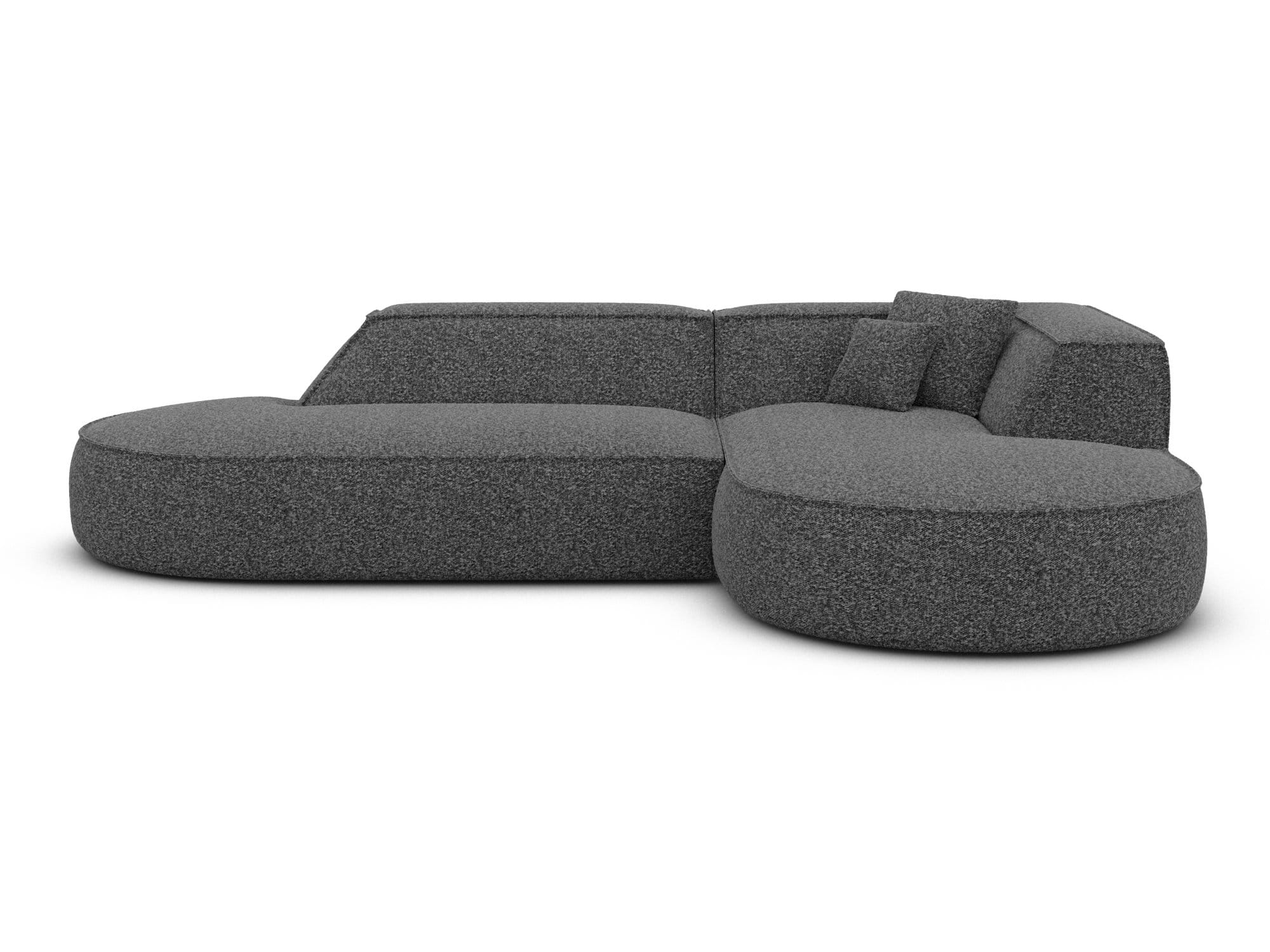 Couch Monterola Lounge L-Form in Stoff Graphite