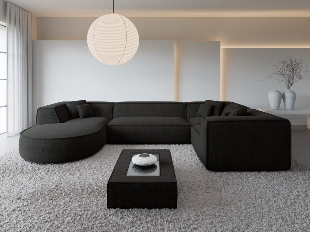 Wohnlandschaft Monterola XL U-Form in Stoff