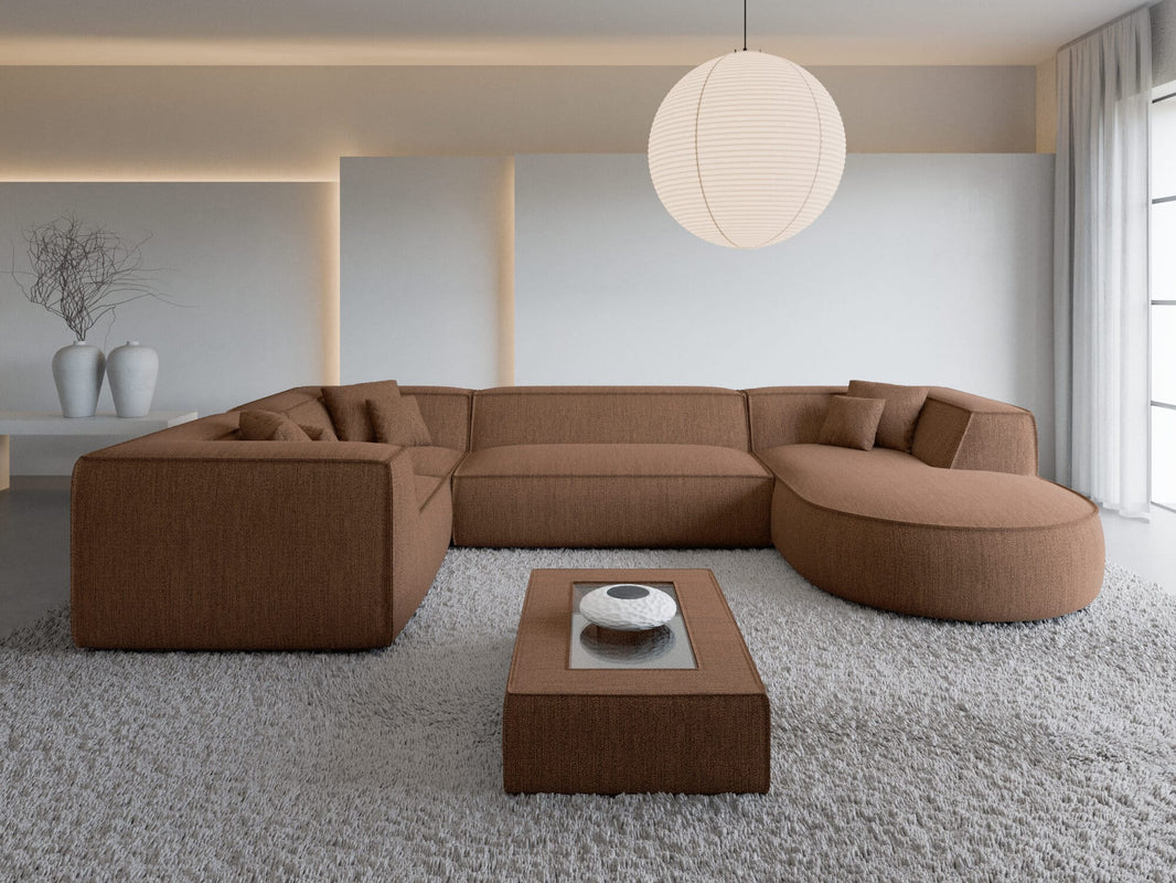 Wohnlandschaft Monterola XL U-Form in Stoff