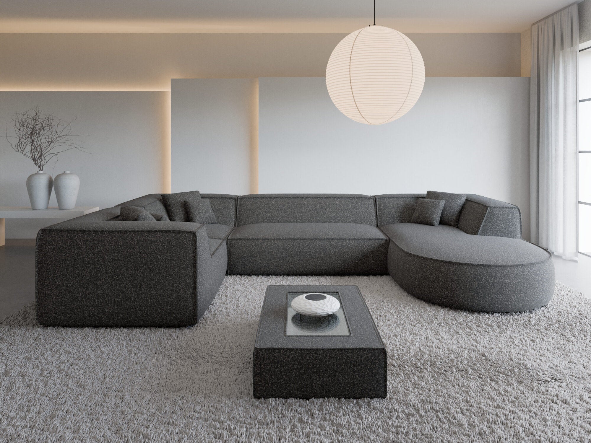 Polster Wohnlandschaft Monterola XL U-Form