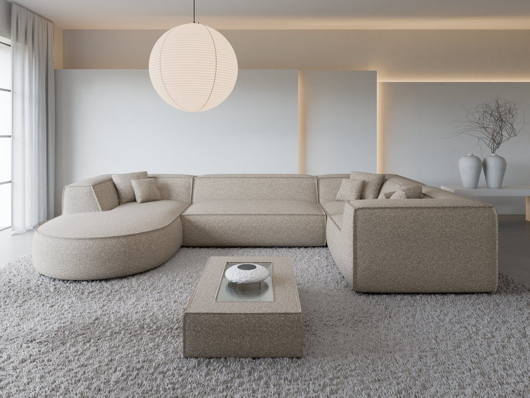 Wohnlandschaft Monterola XL U-Form in Stoff