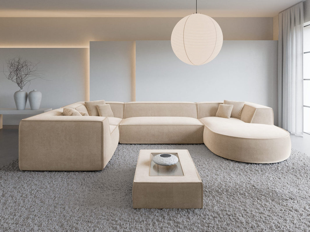 Wohnlandschaft Monterola XL U-Form in Stoff
