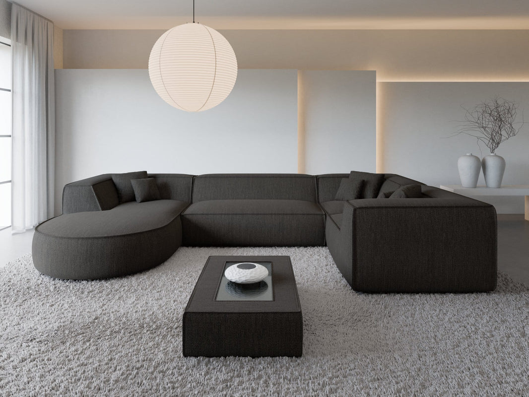 Wohnlandschaft Monterola XL U-Form in Stoff