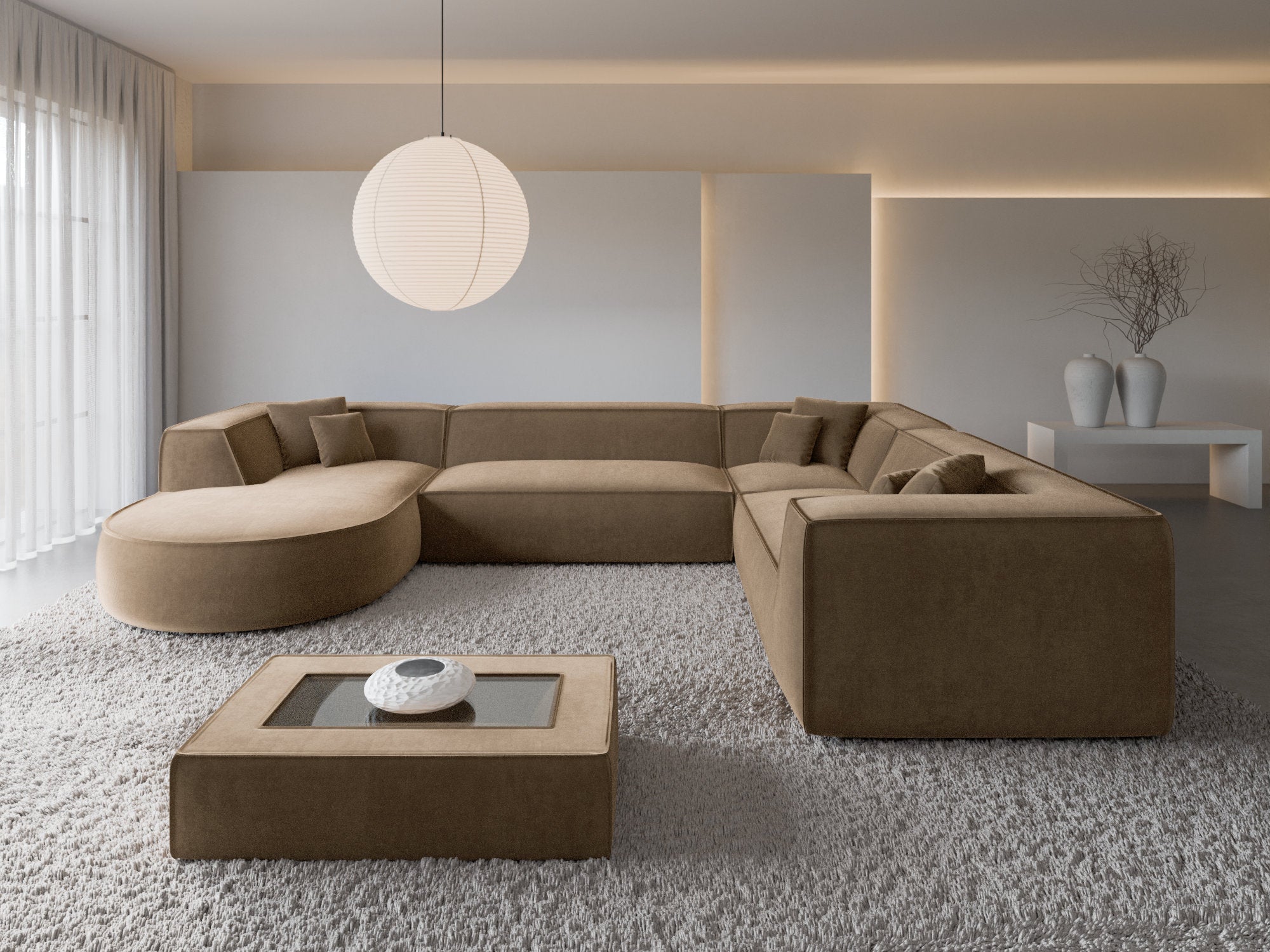 Polster Wohnlandschaft Monterola XXL U-Form