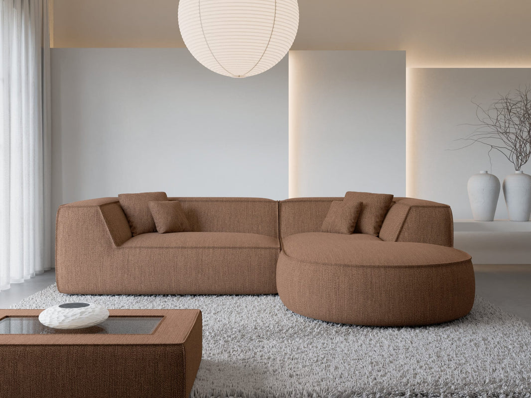 Stoff Ecksofa Monterola L-Form