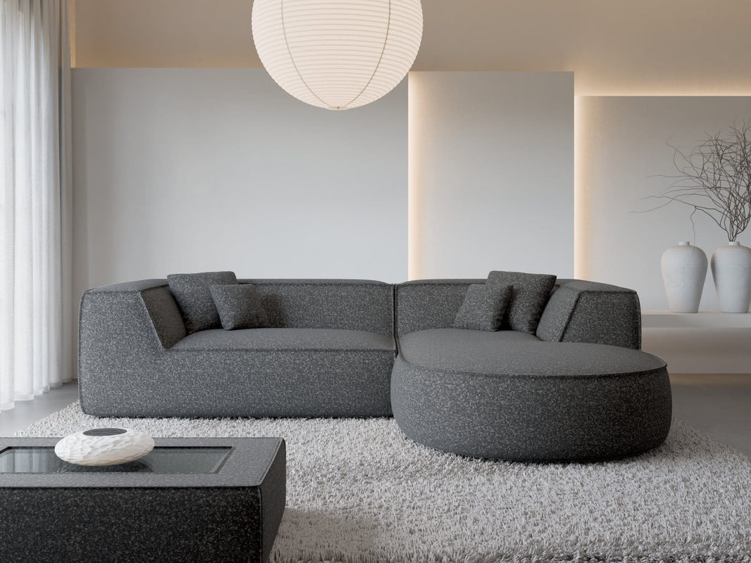 Stoff Ecksofa Monterola L-Form