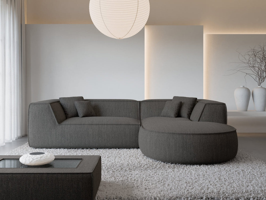 Stoff Ecksofa Monterola L-Form