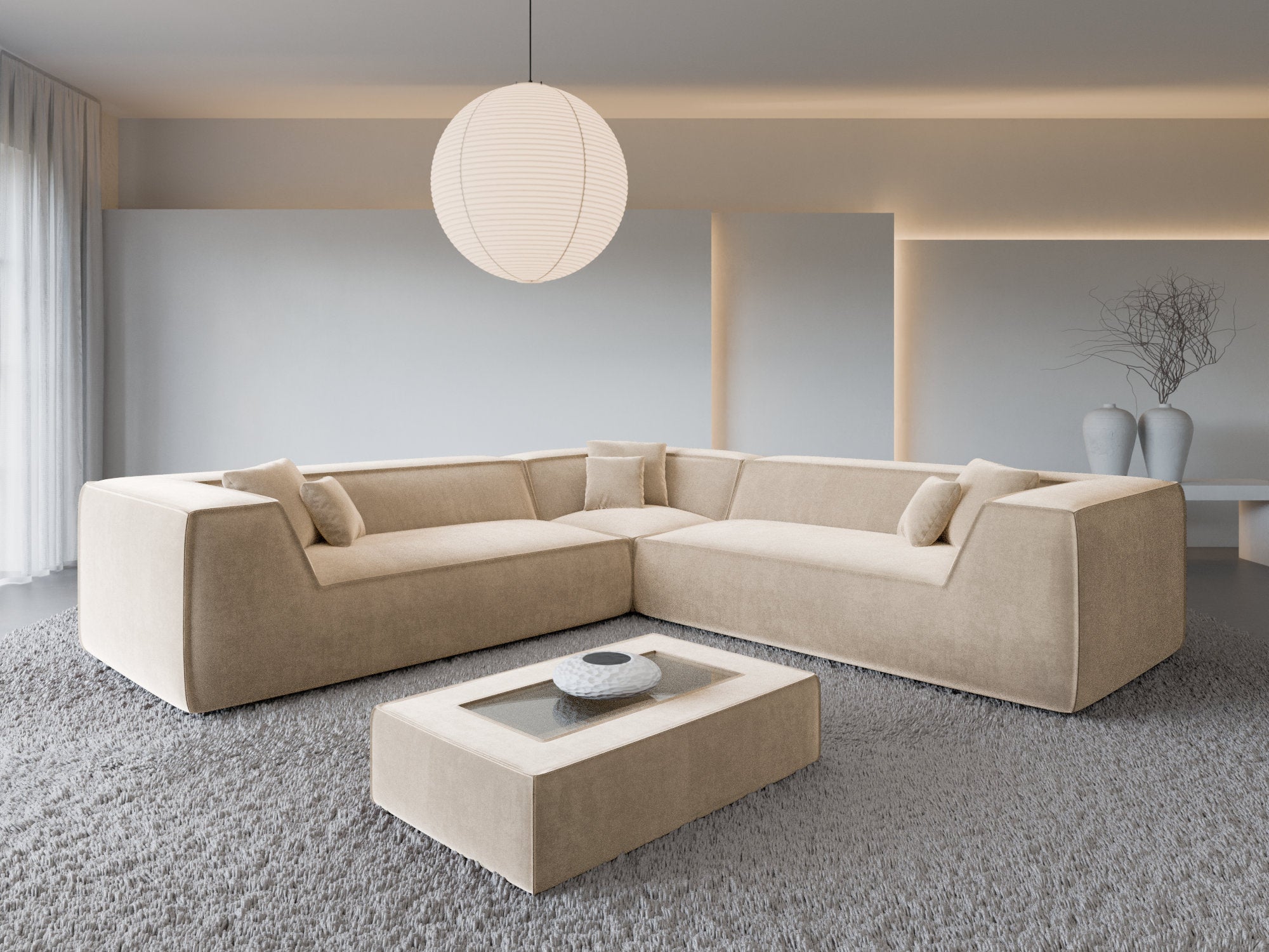 Polster Ecksofa Monterola L Form