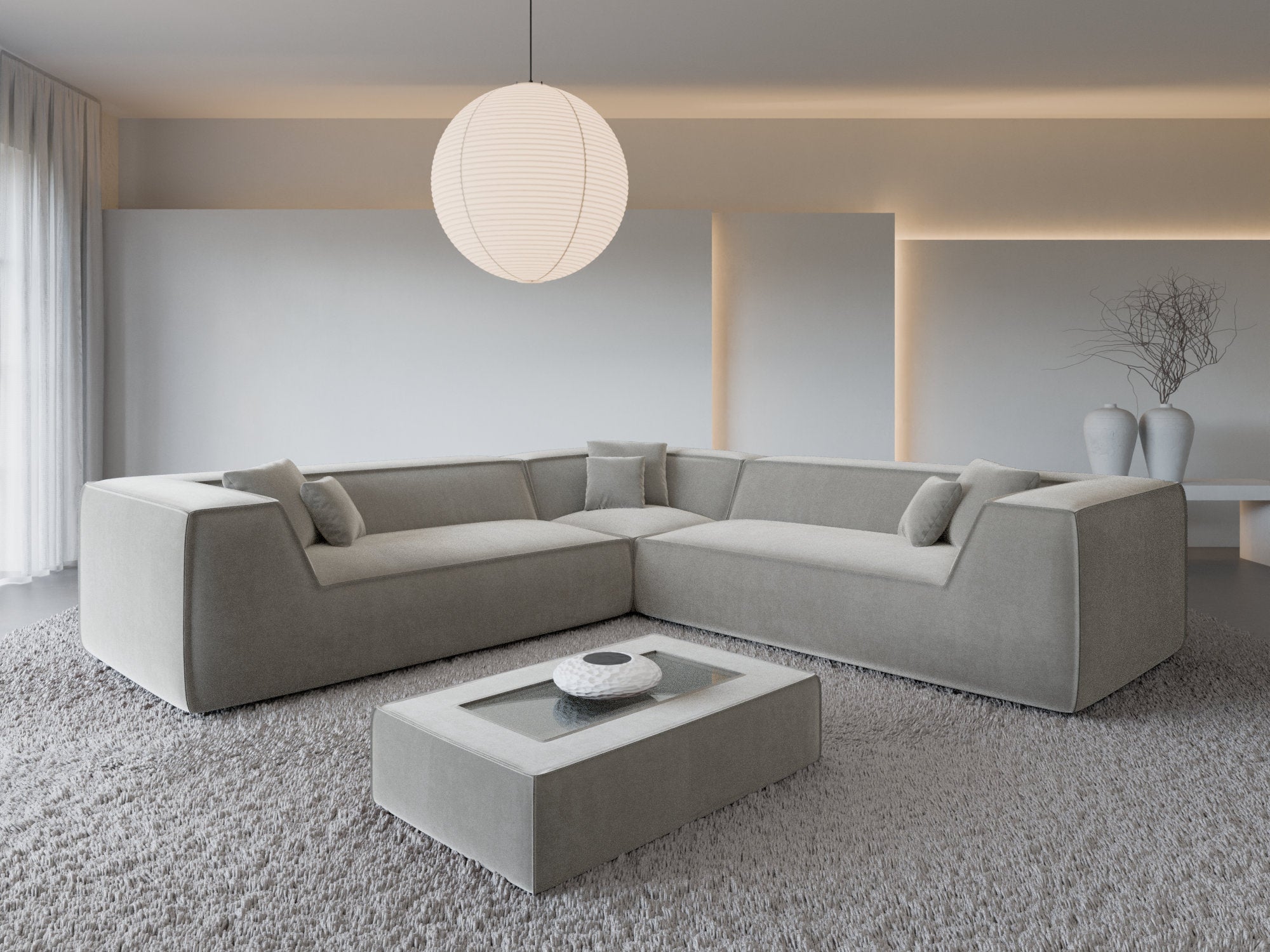 Polster Ecksofa Monterola L Form