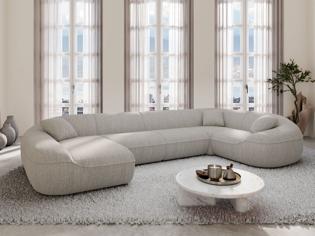 XL Stoff Wohnlandschaft Solmare