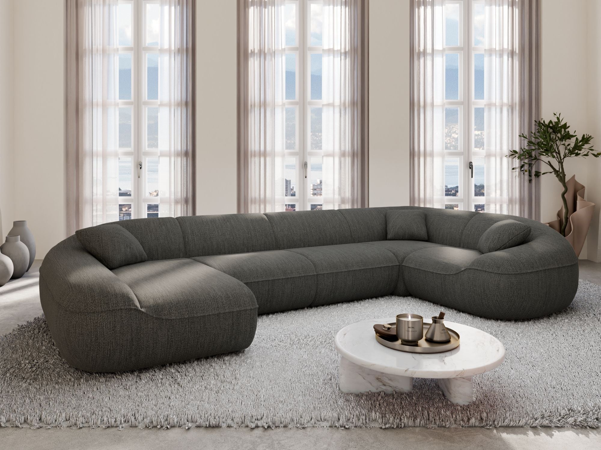 Polster Wohnlandschaft Solmare XL U-Form