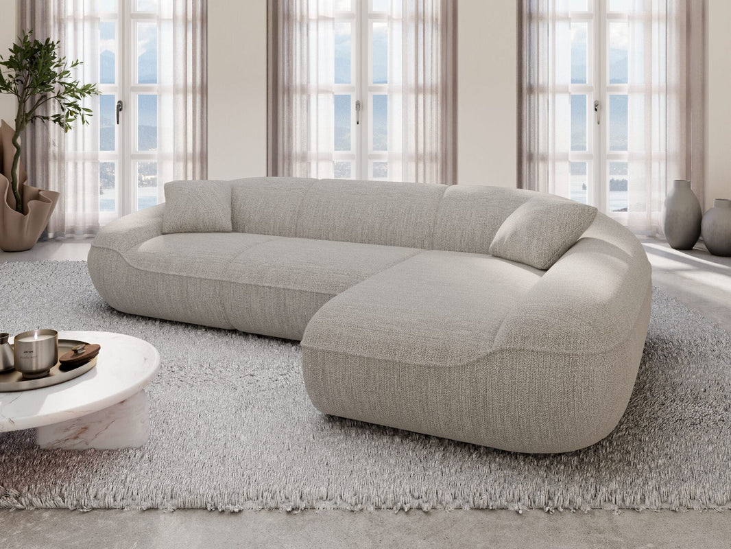 Ecksofa Solmare L Form aus Stoff