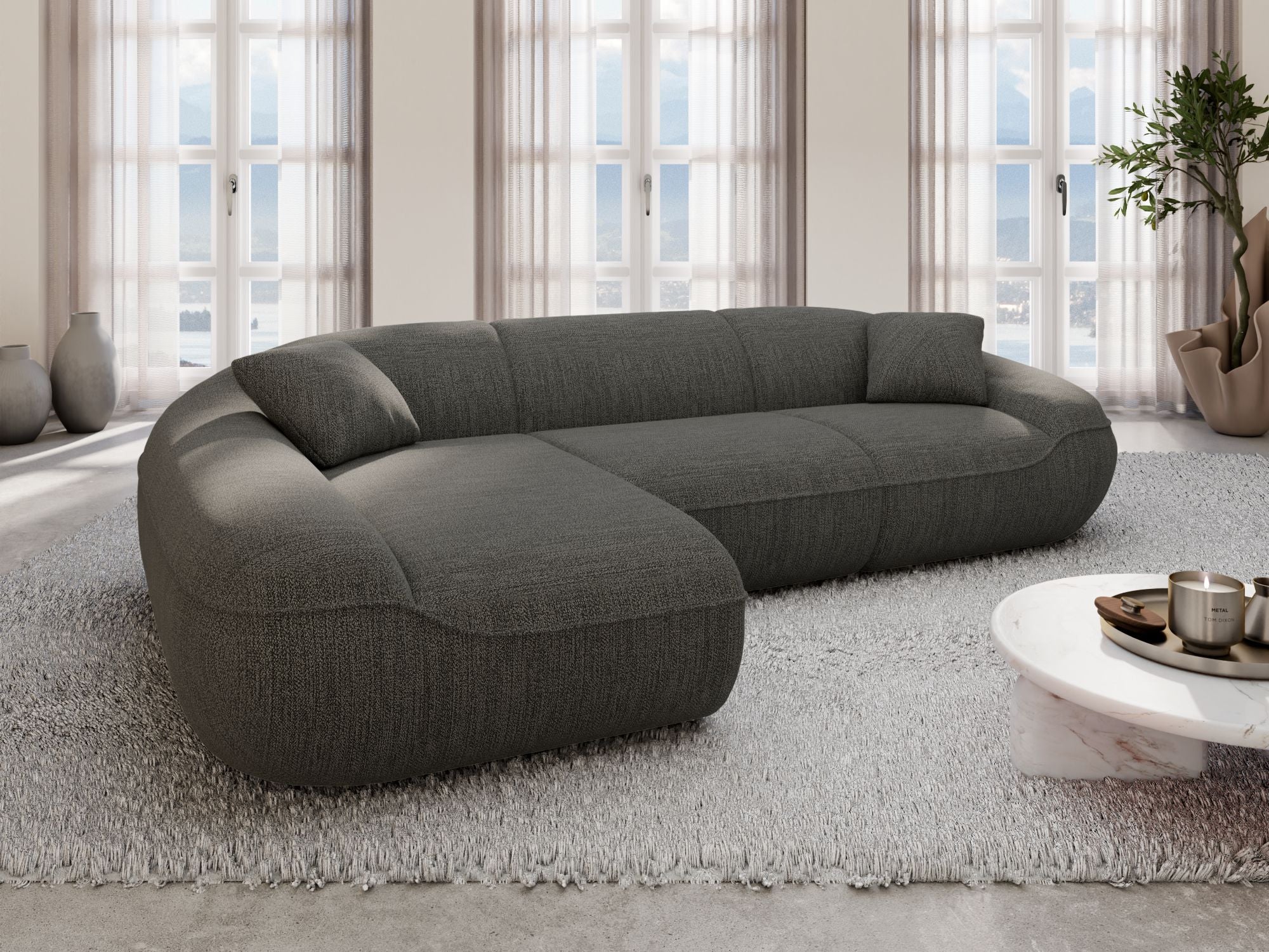 Polster Ecksofa Solmare L-Form kurz
