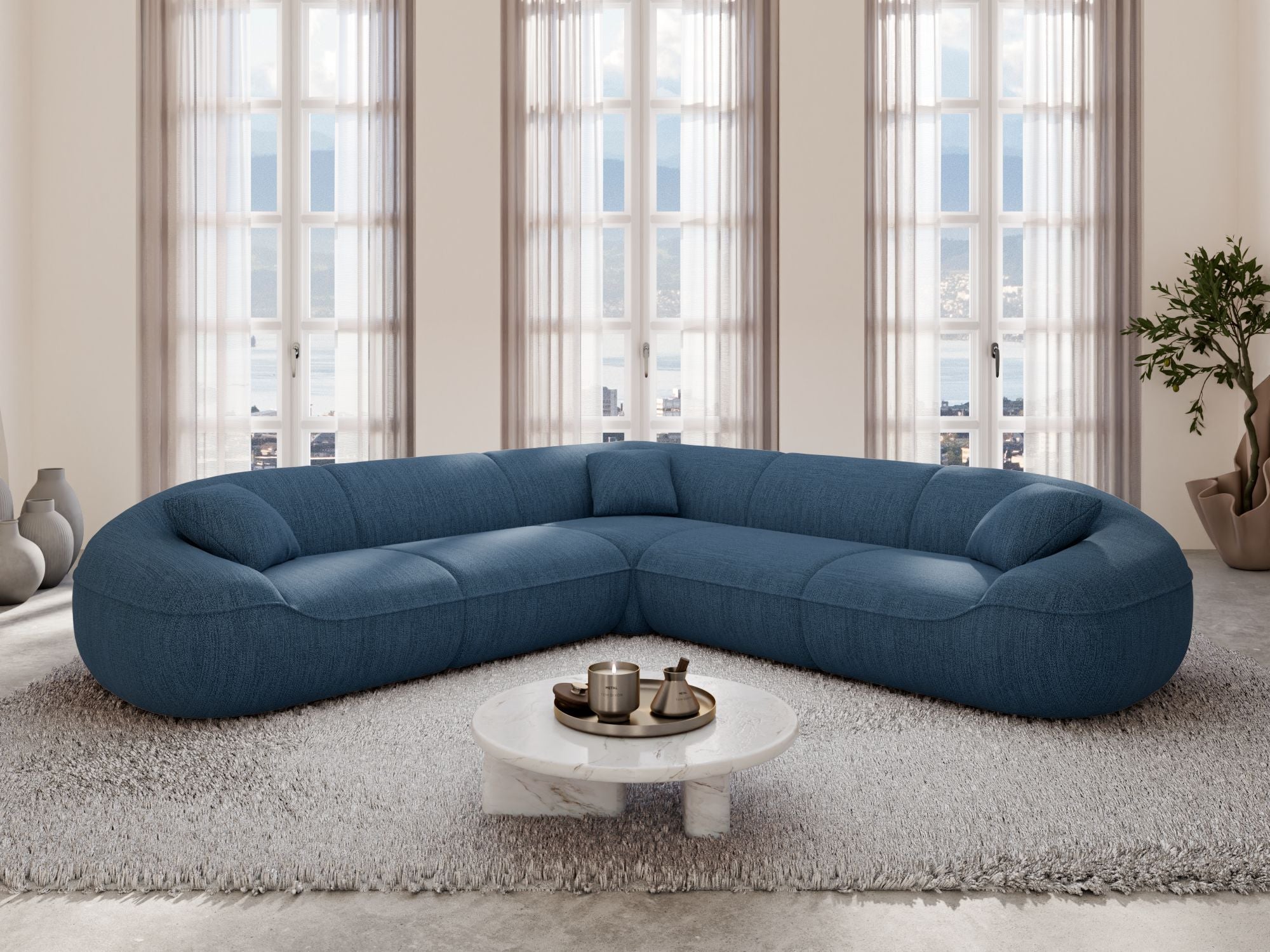 Polster Ecksofa Solmare L Form