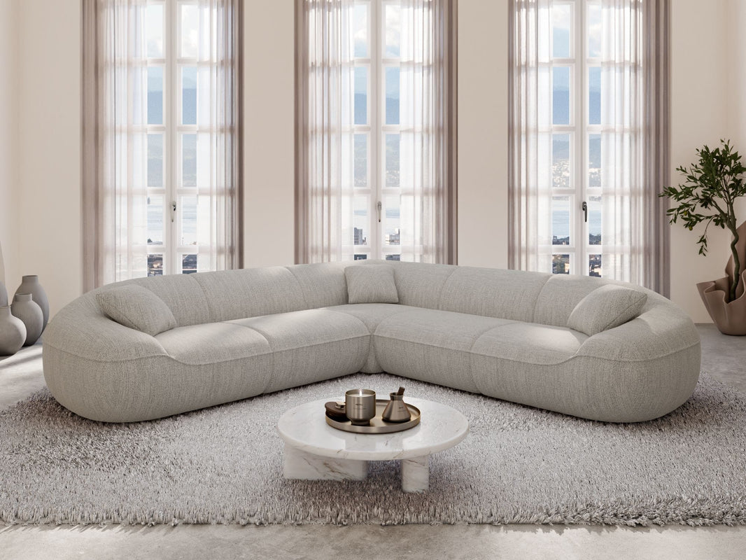 Stoff Ecksofa Solmare L-Form