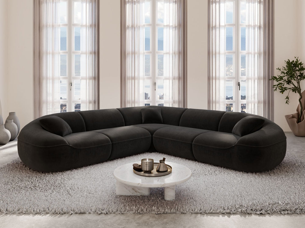 Stoff Ecksofa Solmare L Form