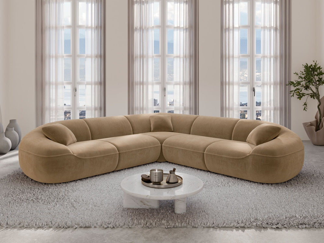 Stoff Ecksofa Solmare L Form
