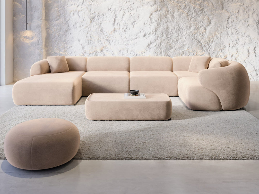 Wohnlandschaft Monteluna XL U-Form in Stoff