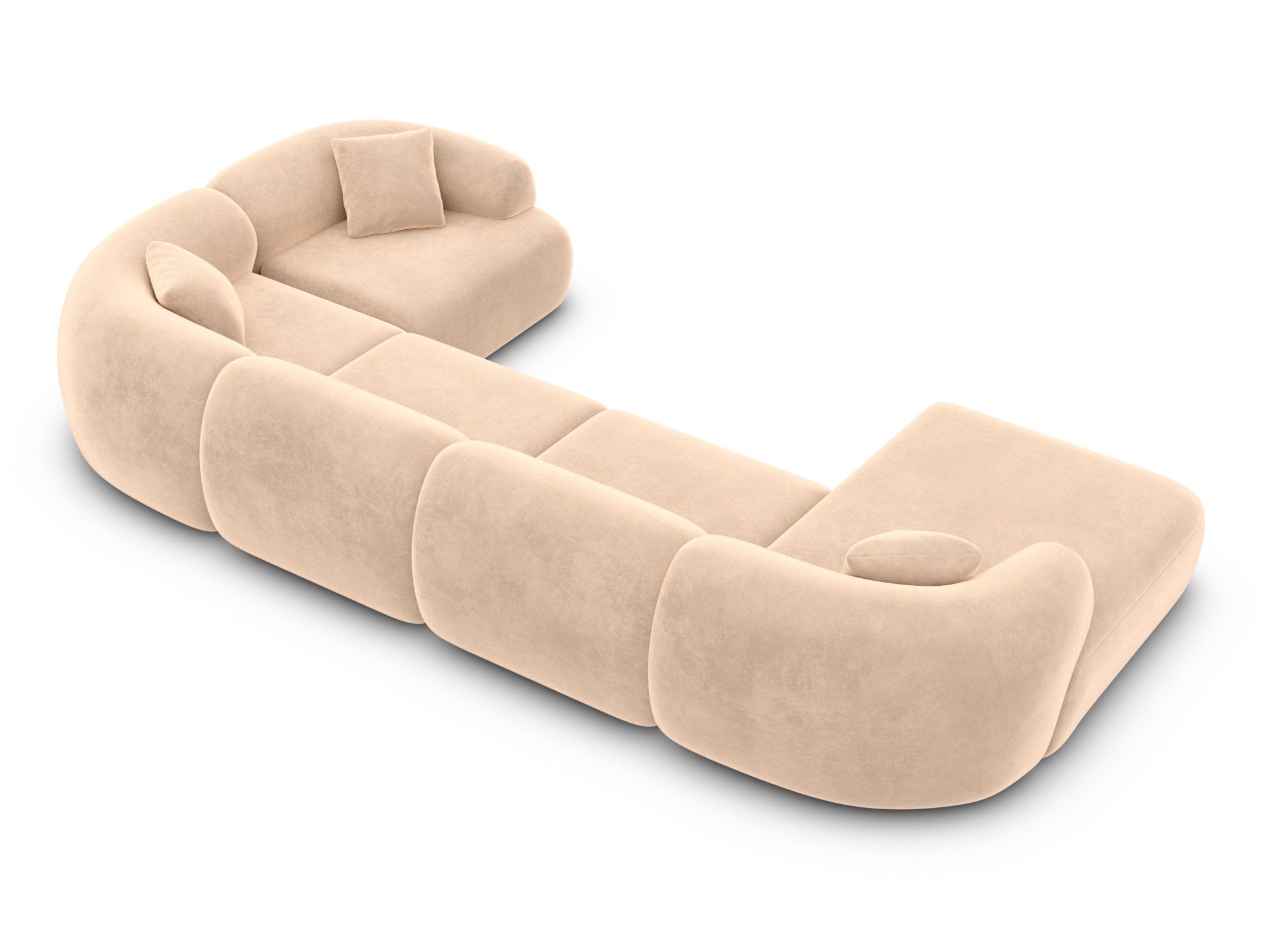Polster Wohnlandschaft Monteluna XL U-Form Beige