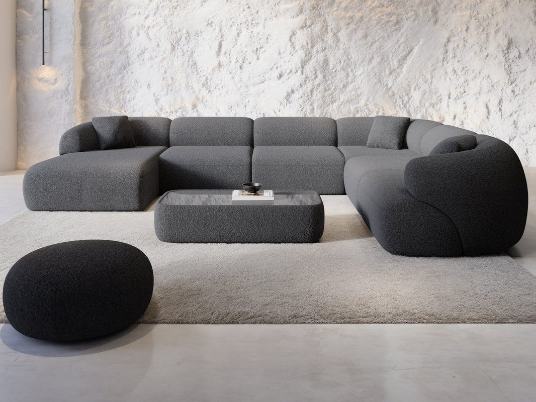 Wohnlandschaft Monteluna XXL U-Form in Stoff