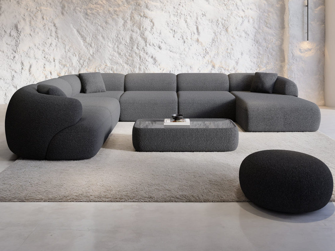 Wohnlandschaft Monteluna XXL U-Form in Stoff