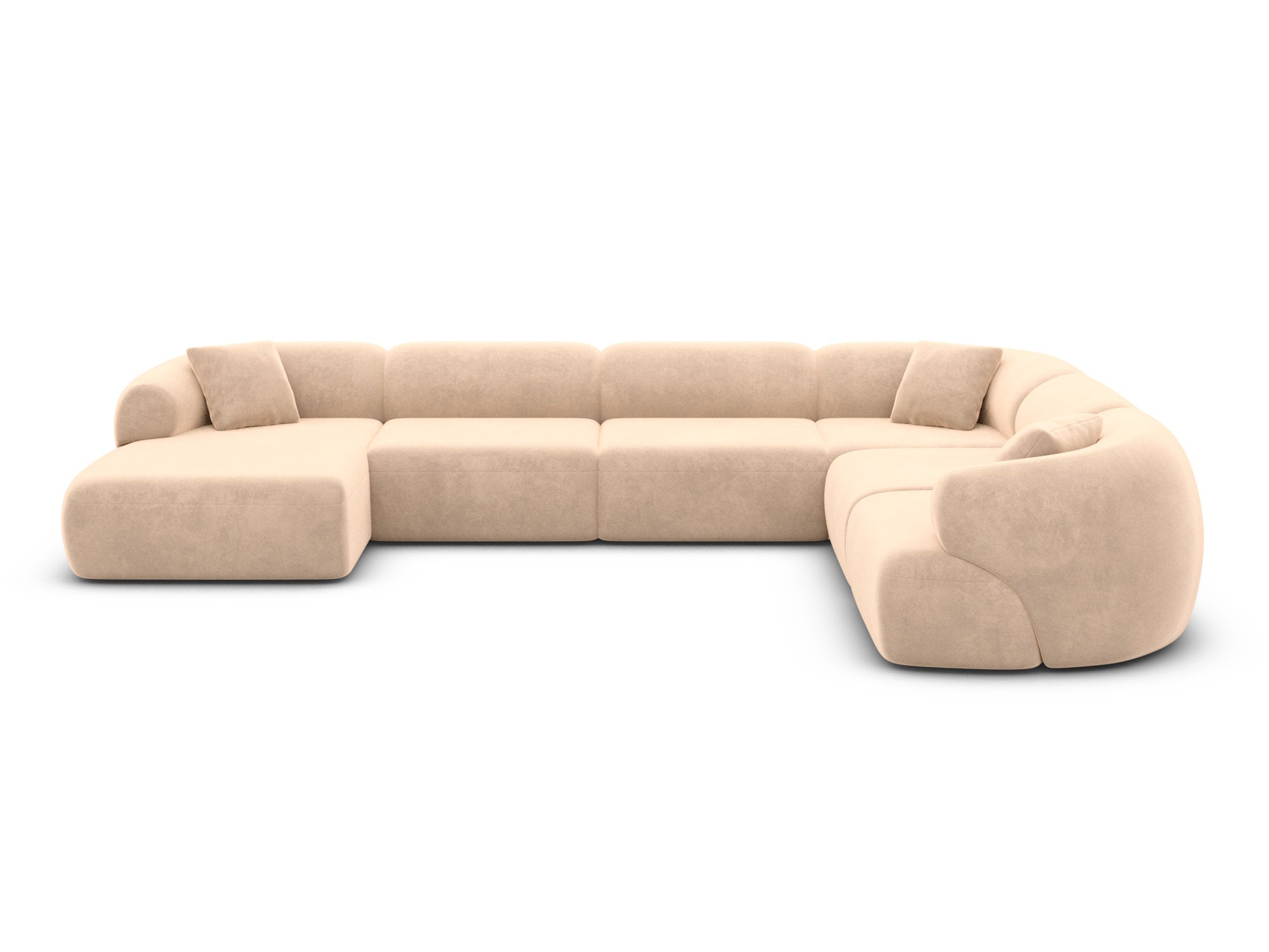 Polster Wohnlandschaft Monteluna XXL U-Form Beige