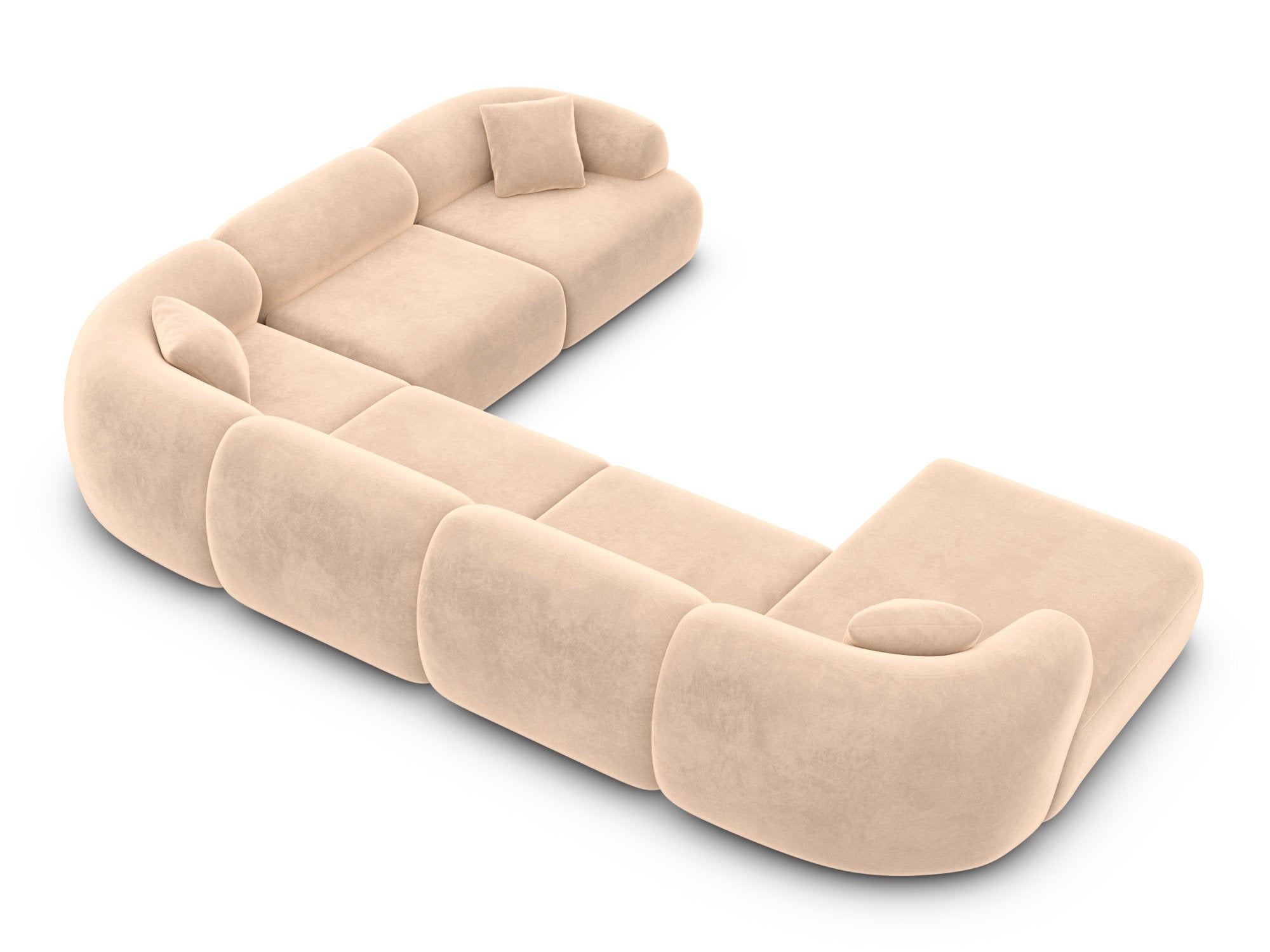 Polster Wohnlandschaft Monteluna XXL U-Form Beige