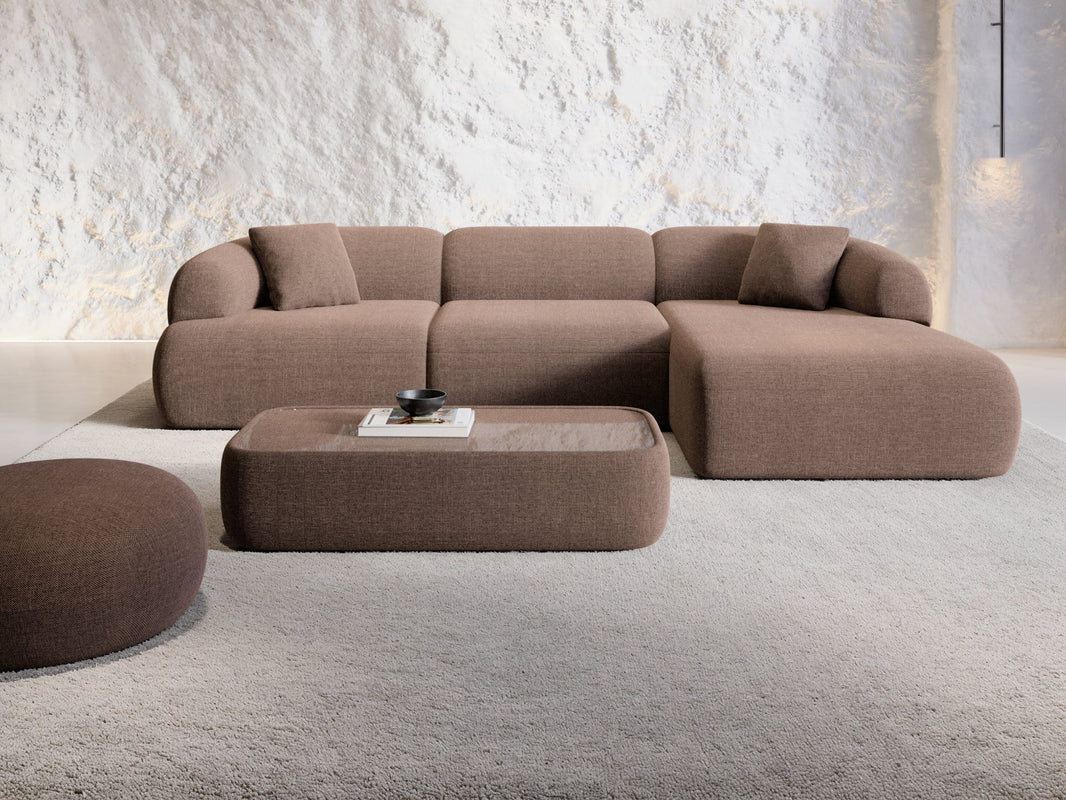 Stoff Ecksofa Monteluna L-Form