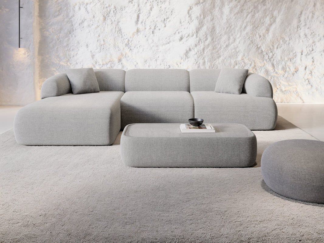 Stoff Ecksofa Monteluna L-Form