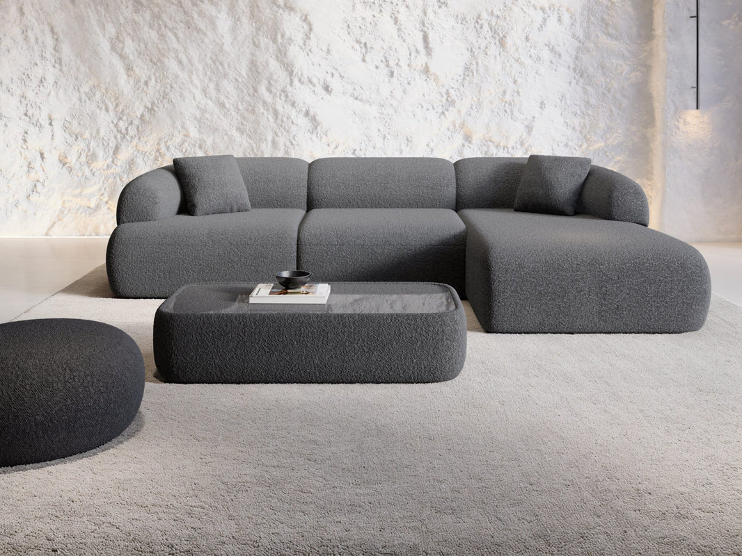 Stoff Ecksofa Monteluna L-Form