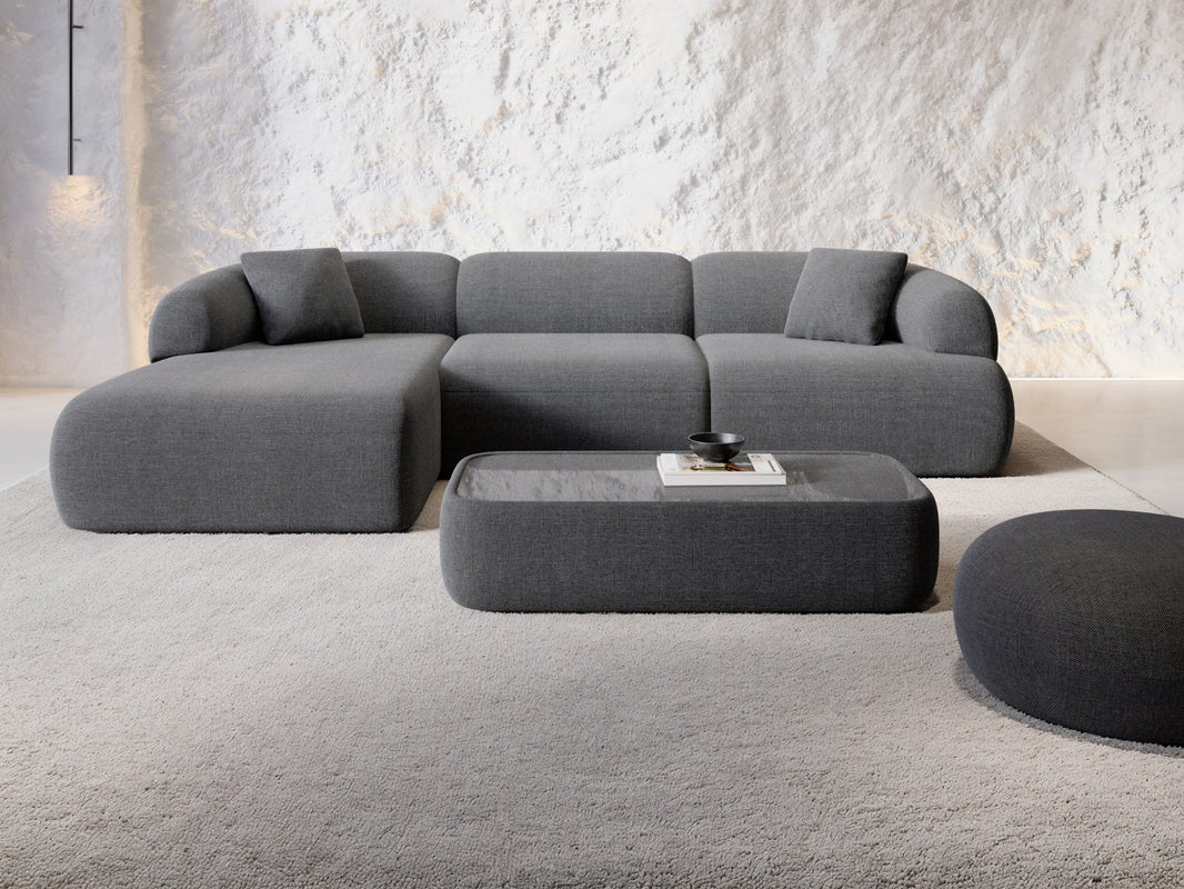 Stoff Ecksofa Monteluna L-Form