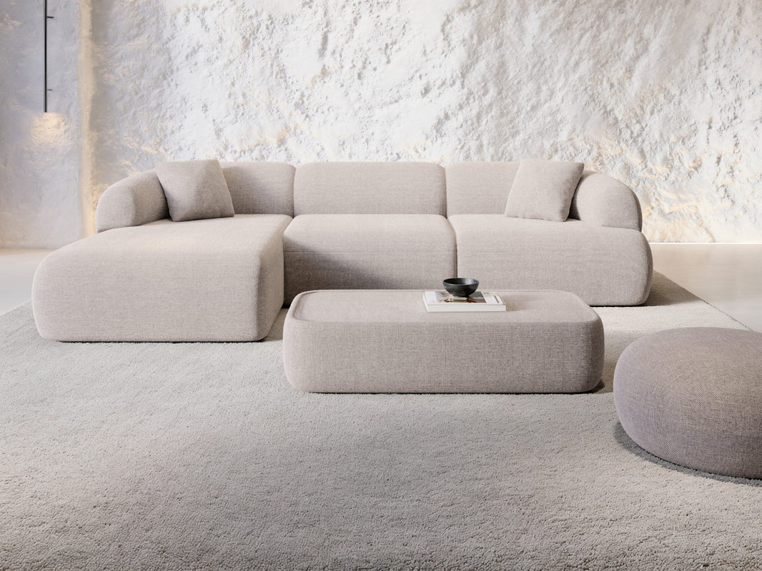 Stoff Ecksofa Monteluna L-Form