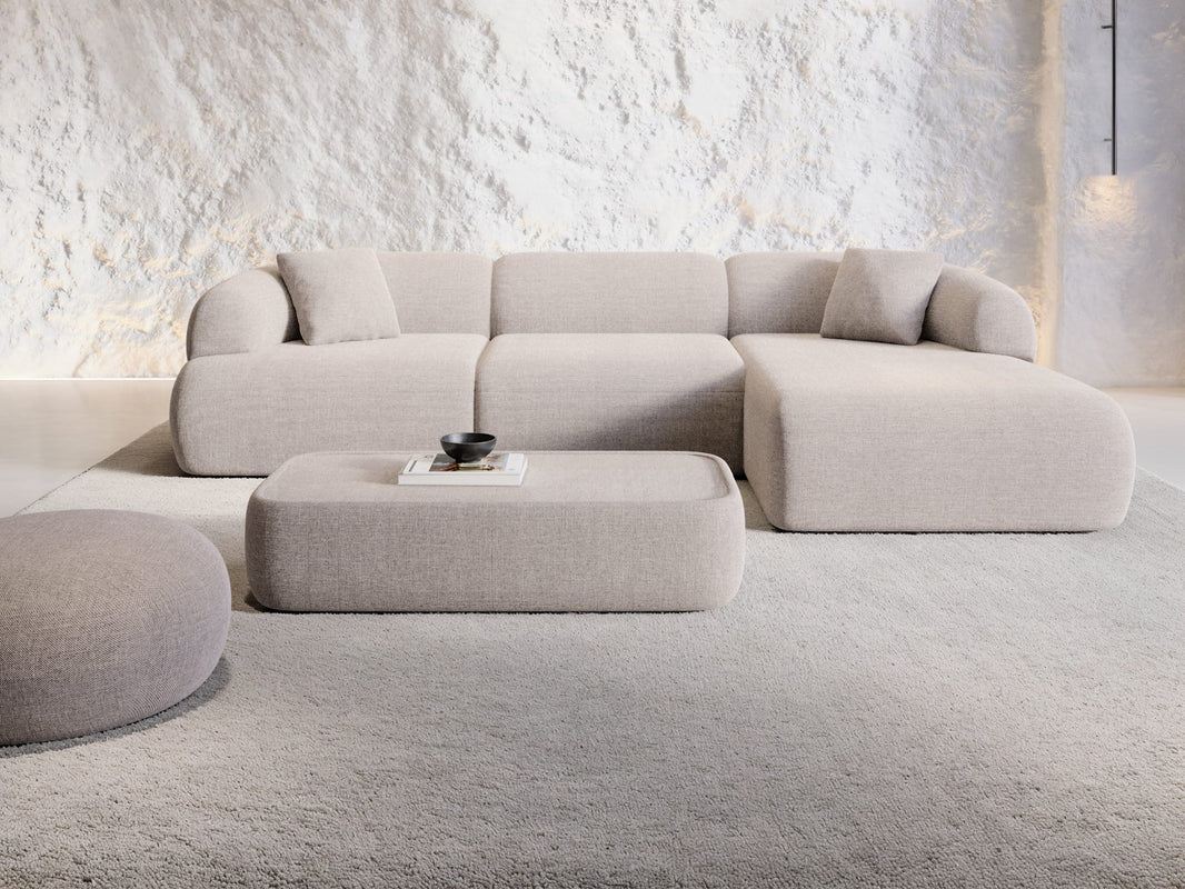 Stoff Ecksofa Monteluna L-Form