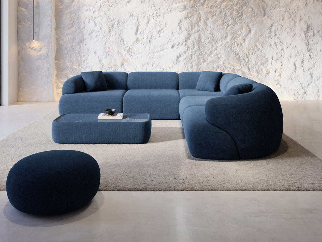 Couch Monteluna L Form in Stoff