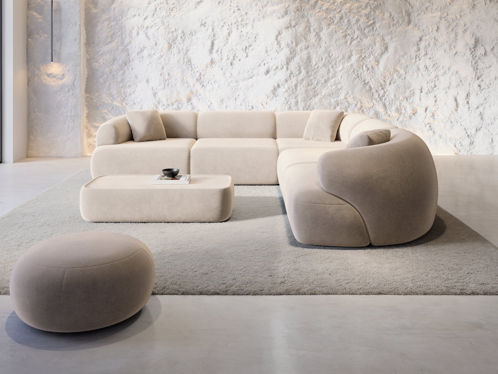 Polster Ecksofa Monteluna L Form