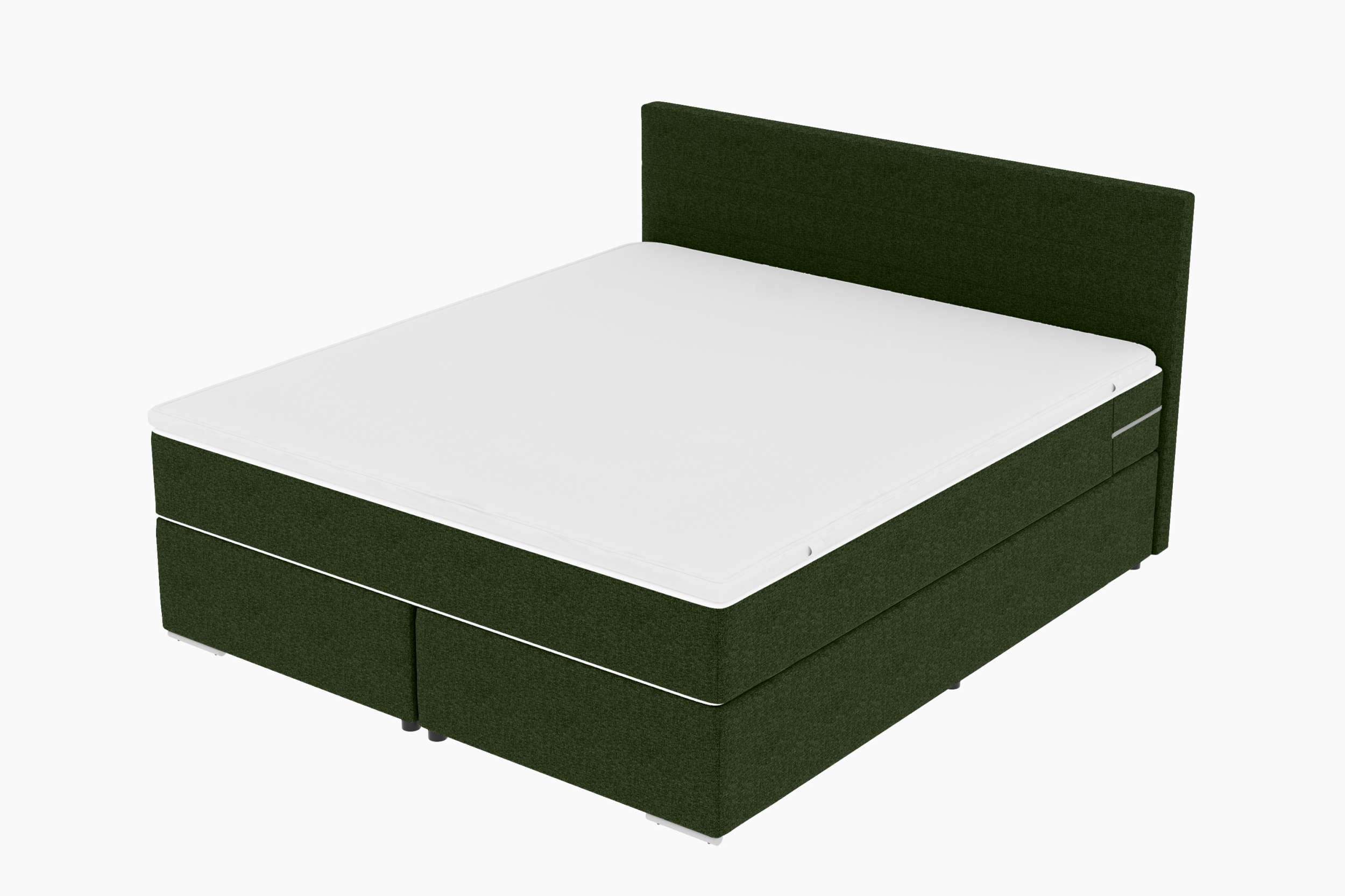 Boxspringbett Valerio Dunkelgrün
