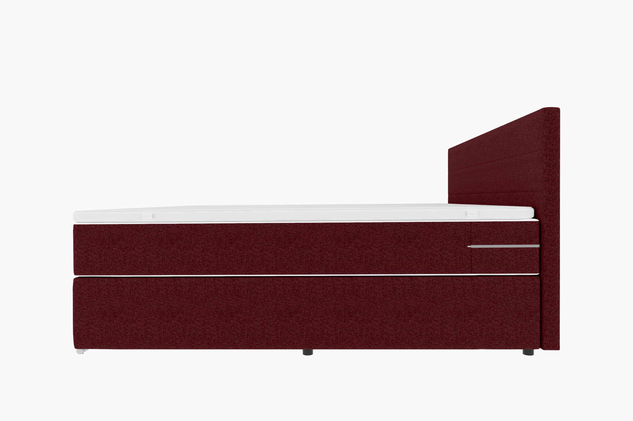Boxspringbett Valerio Bordeaux