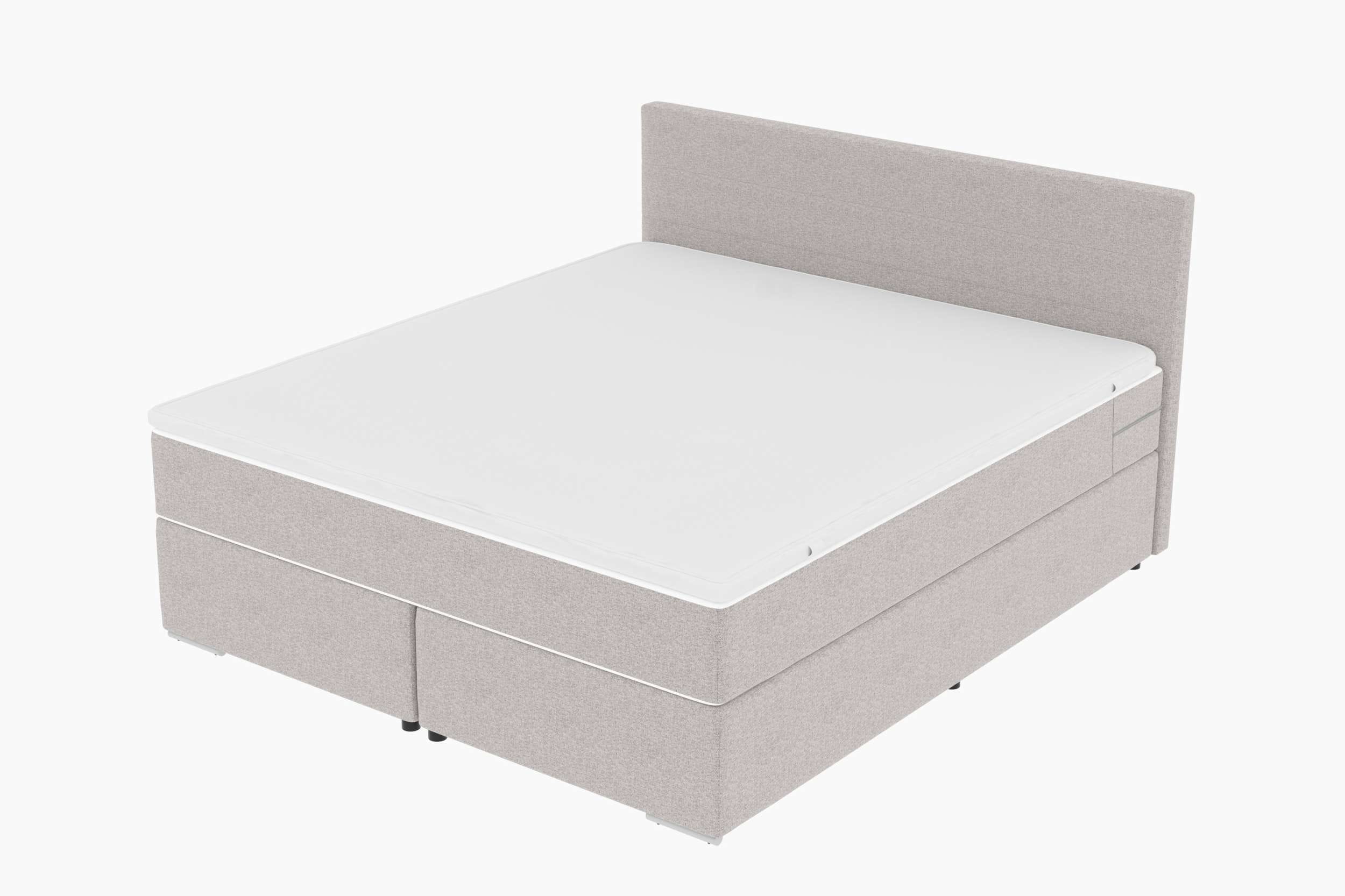 Boxspringbett Valerio Hellgrau