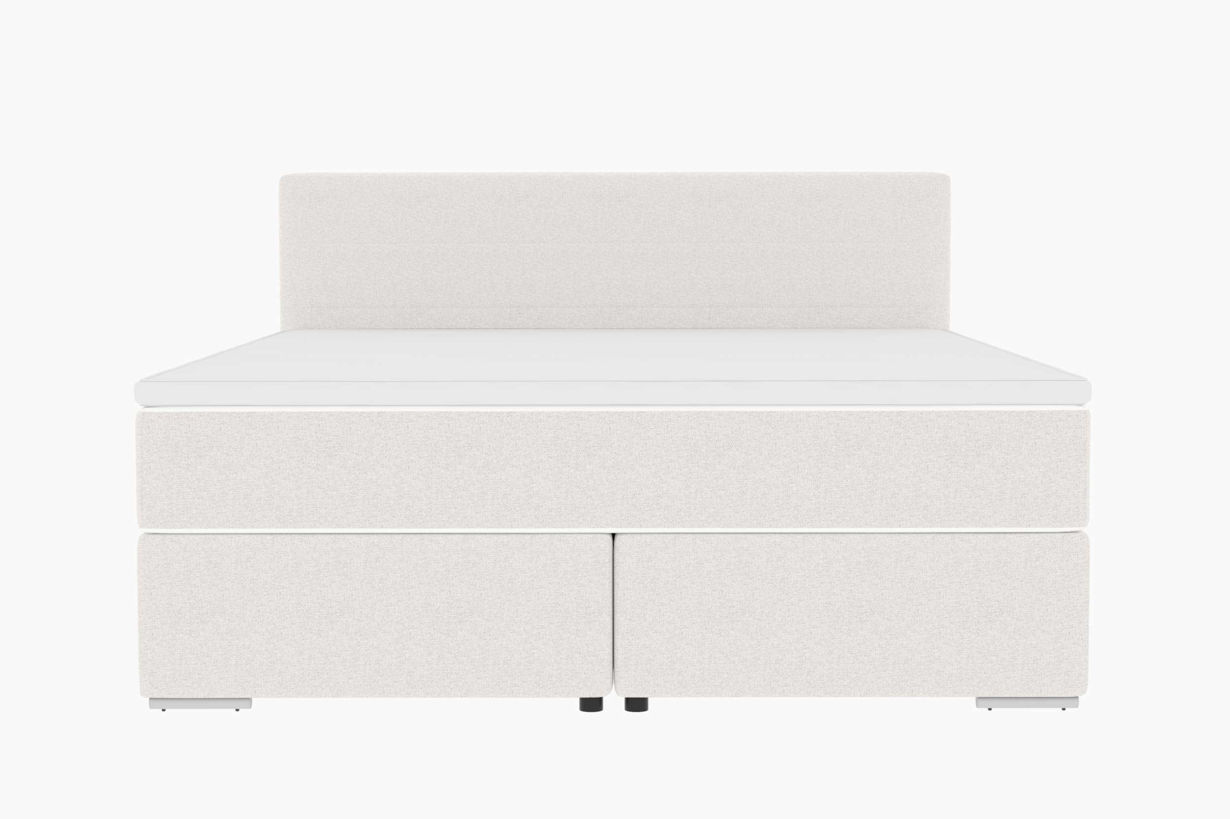 Boxspringbett Valerio Weiß