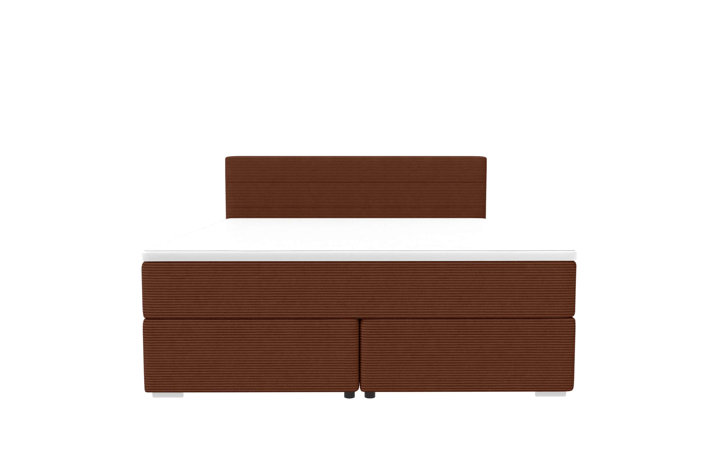Boxspringbett Valerio Terracotta