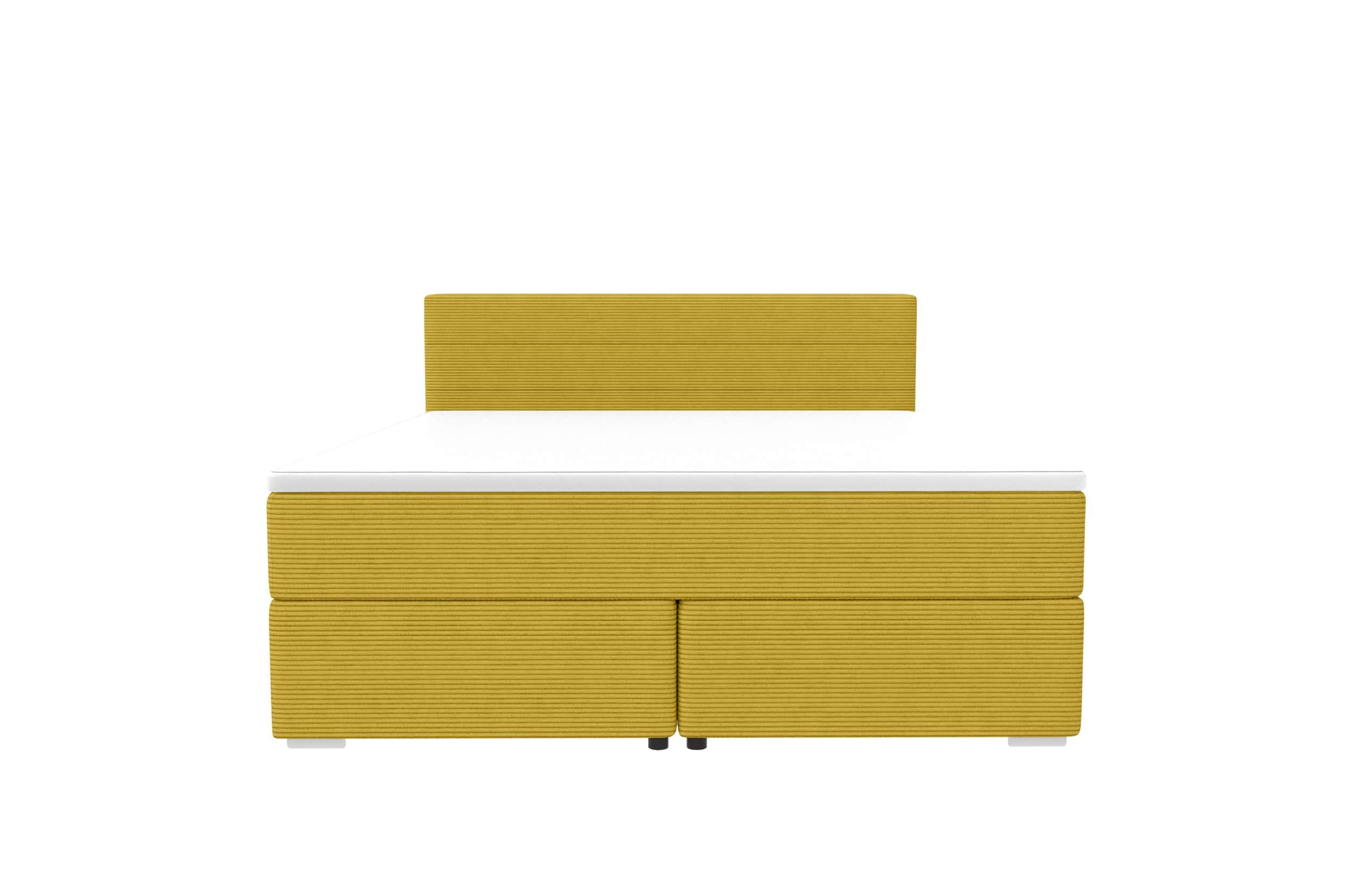 Boxspringbett Valerio Gelb