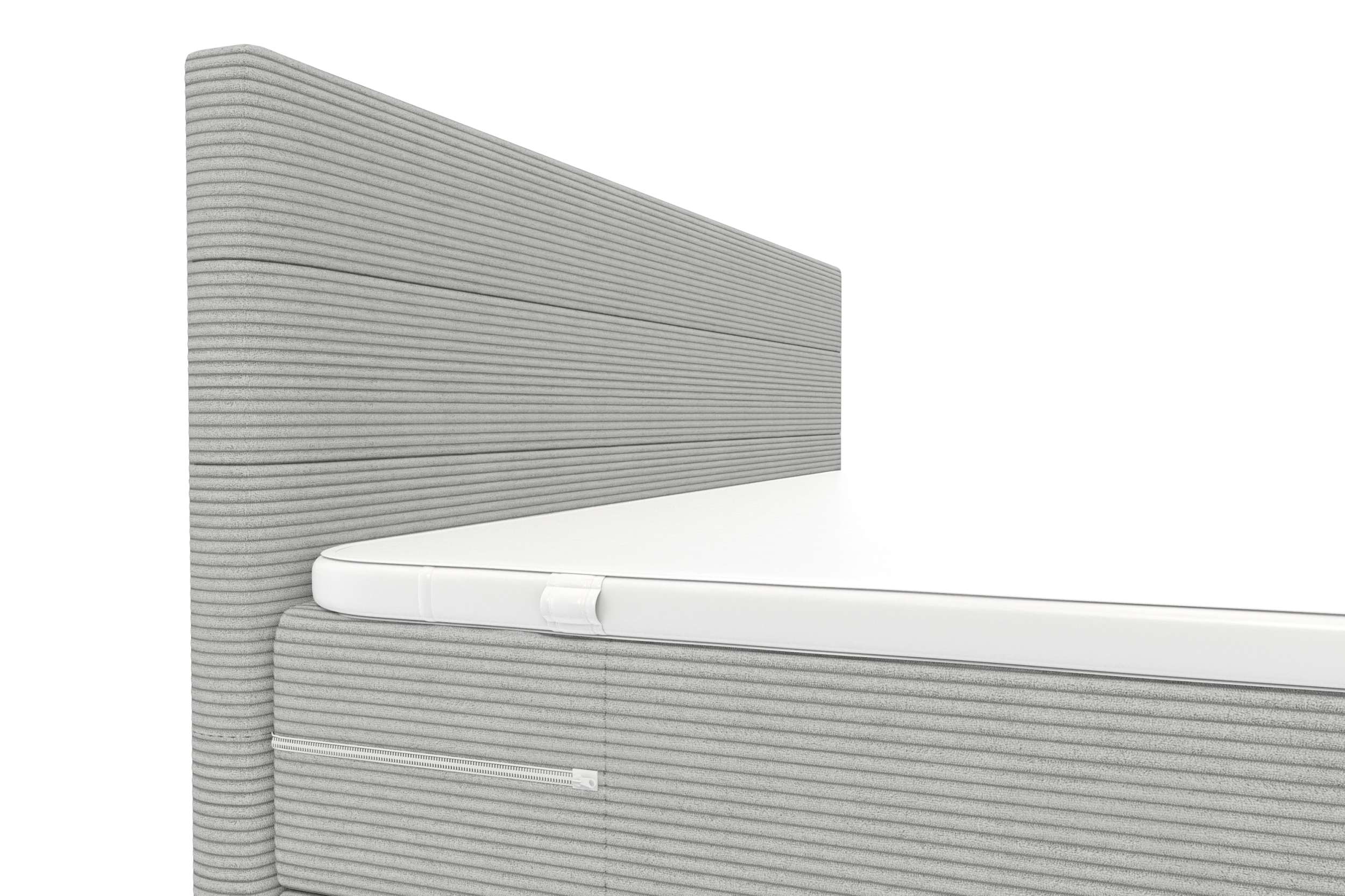 Boxspringbett Valerio Hellgrau