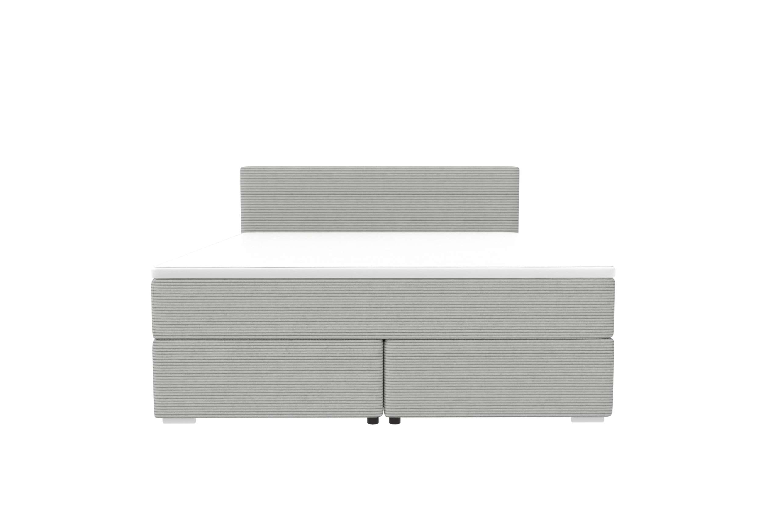 Boxspringbett Valerio Hellgrau