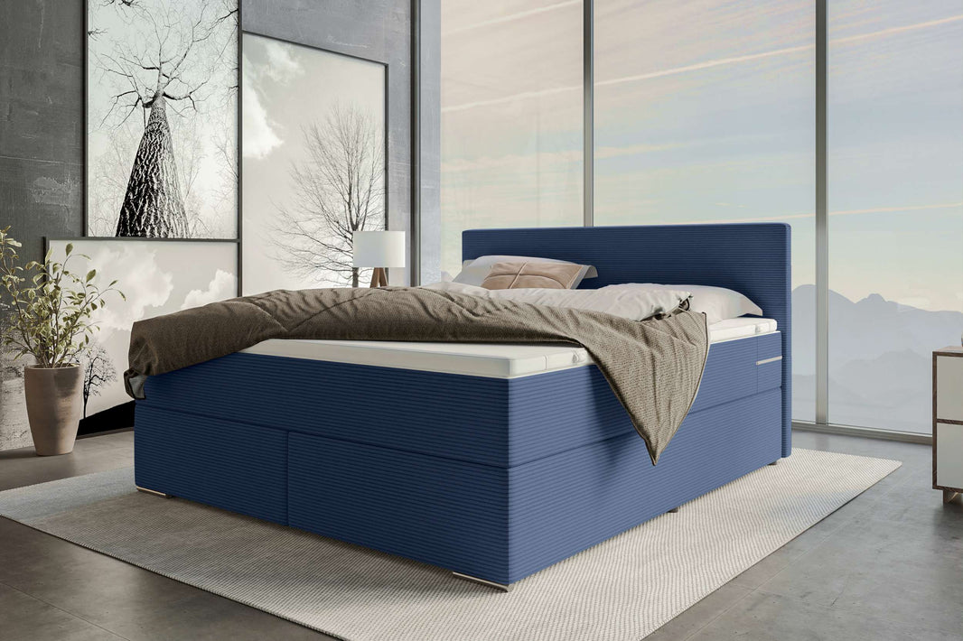 Boxspringbett Valerio Cordstoff