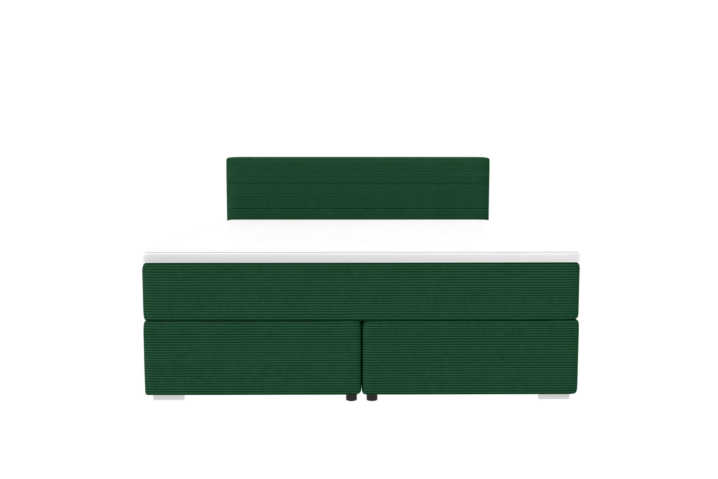 Boxspringbett Valerio Dunkelgrün