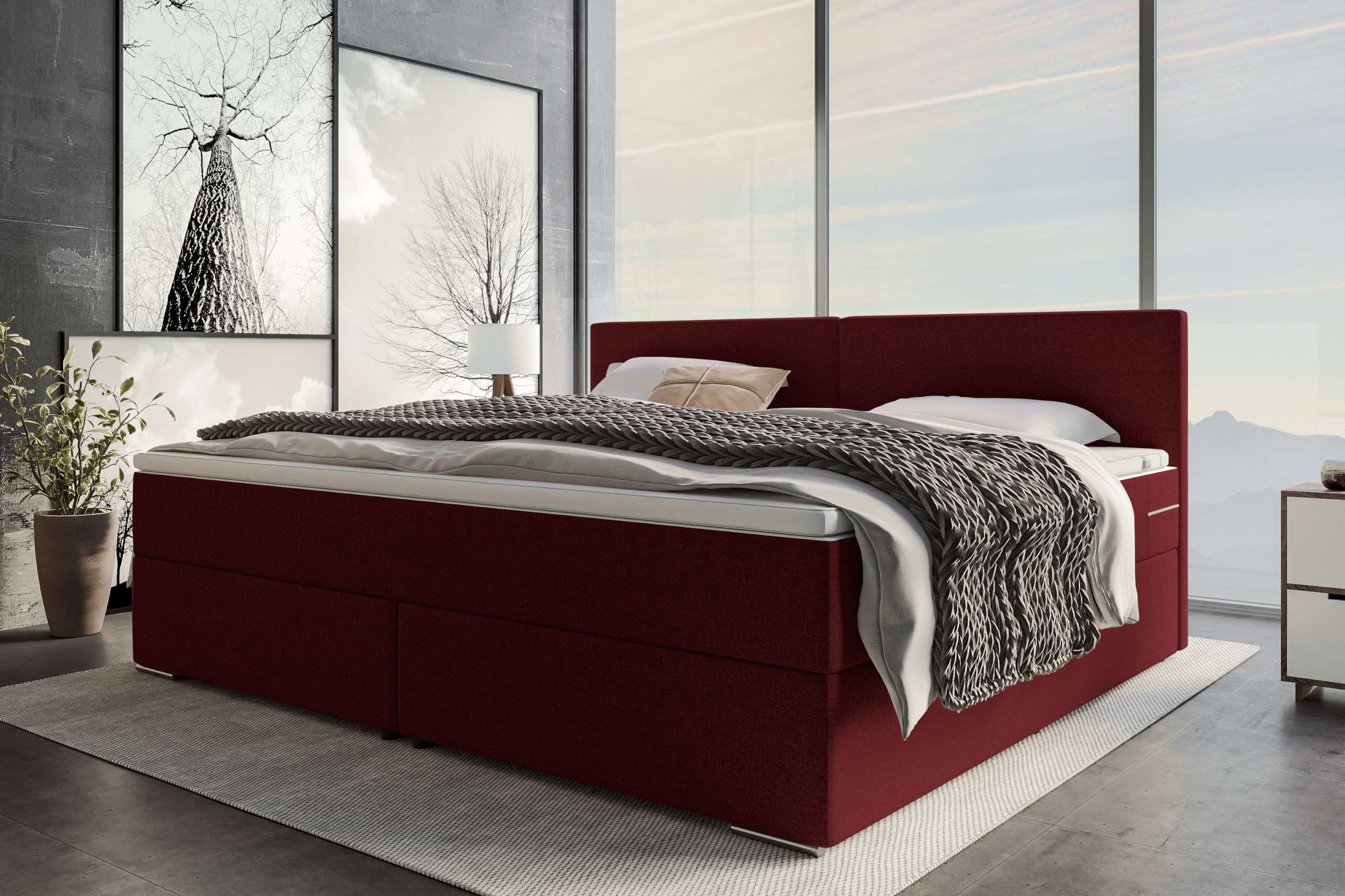 Boxspringbett Valerio Familienbett