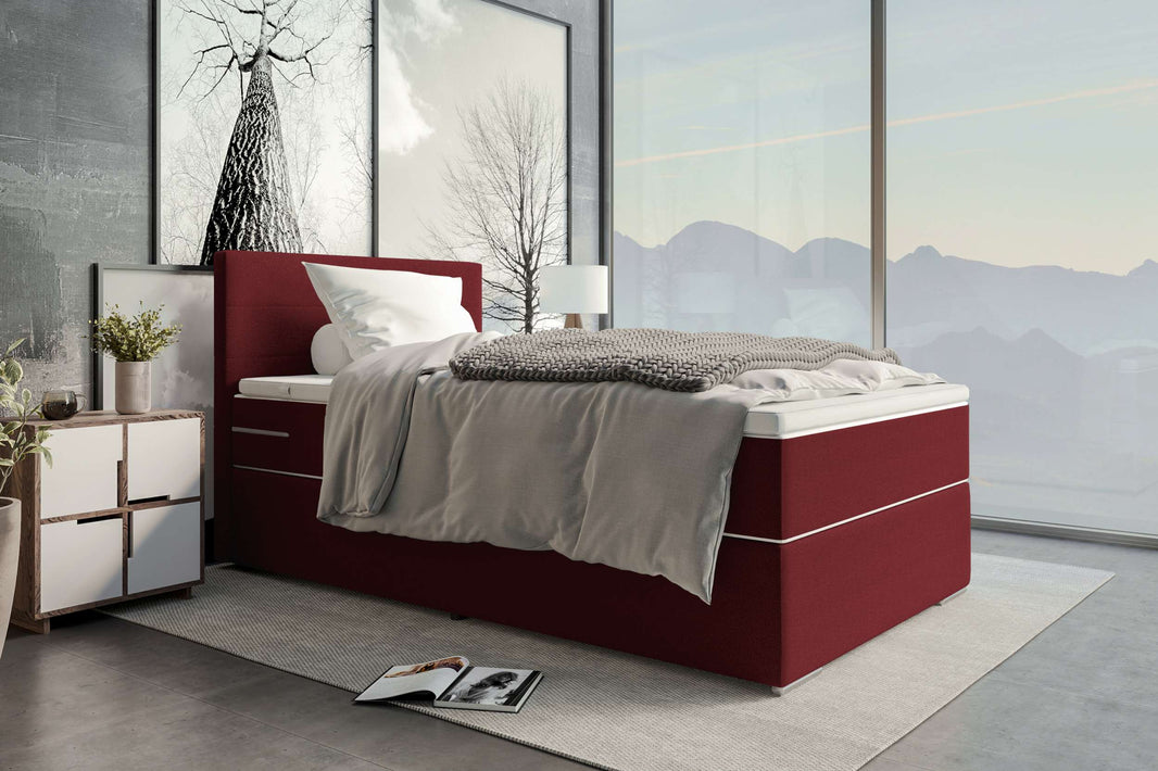 Boxspringbett Valerio Mini in Stoff