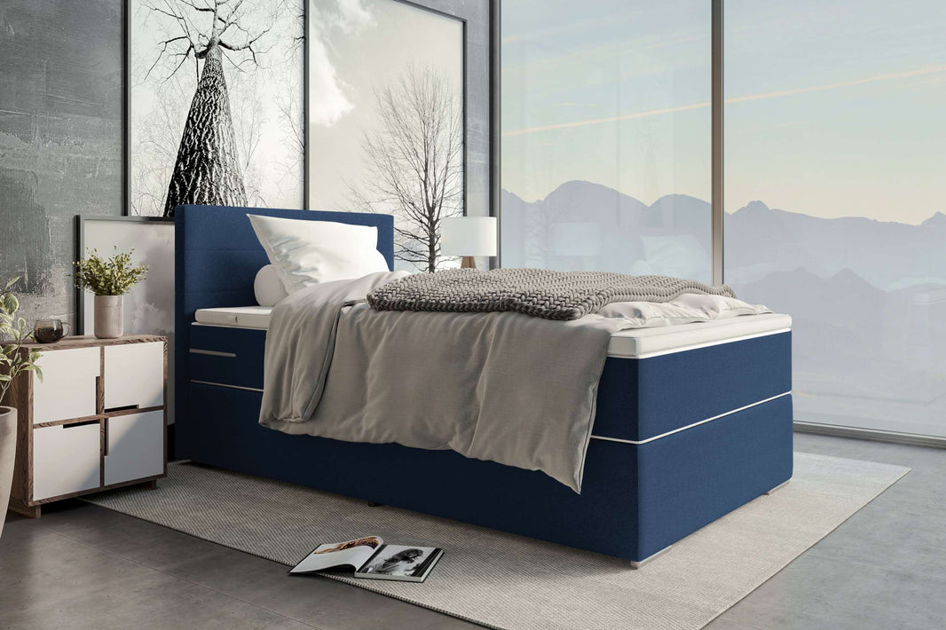 Boxspringbett Valerio Mini in Stoff