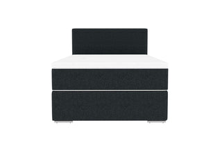 Boxspringbett Valerio Mini in Stoff Anthrazit